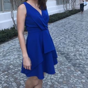 Blue cocktail dress